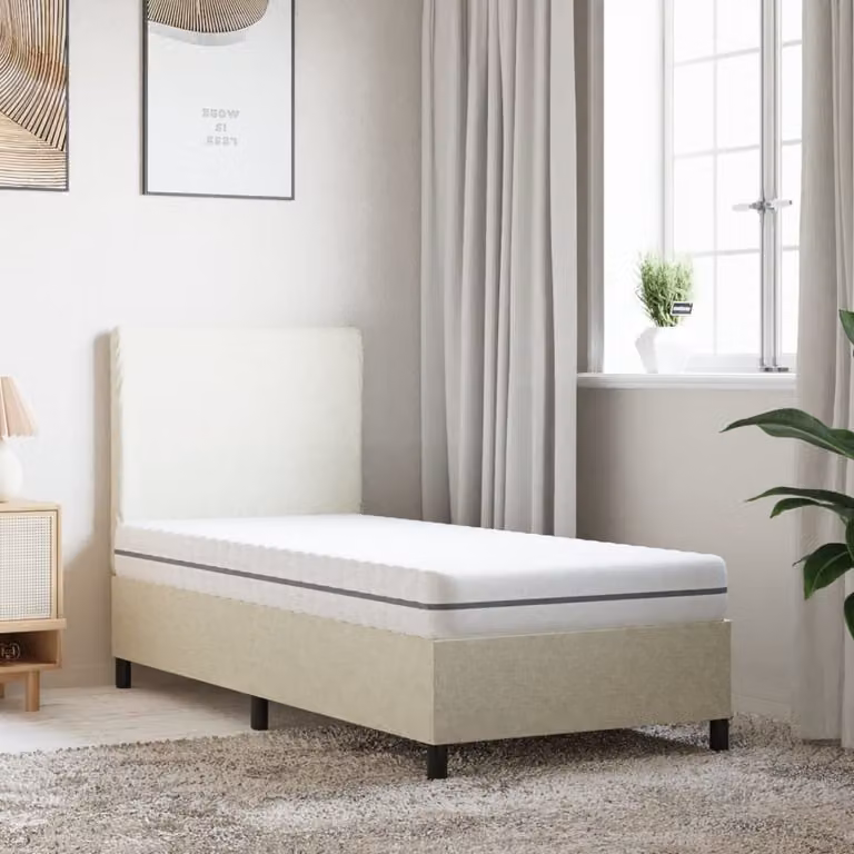 Syfax Comfort Foam Schuimmatras Middelzacht voor Volwassenen B/D: 90 x 190 cm