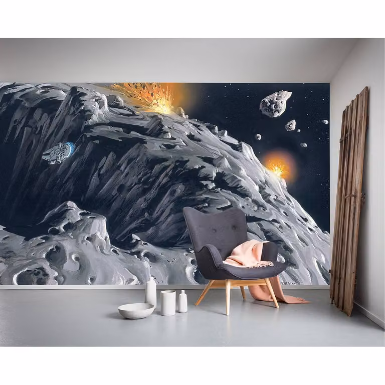 home24 Fotobehang StarWars Classic RMQ Asteroid Breedte: 500 cm, Hoogte: 250 cm