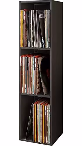 VCM Platto Open kast zwart met achterpaneel B/D/H: 34 x 107 x 30 cm