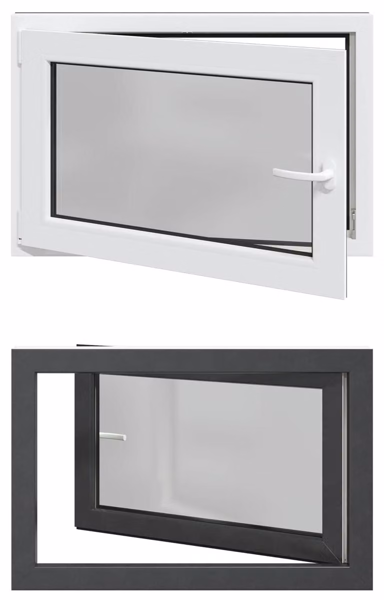 vidaXL Kipp- en draaikraam voor de kelder, model RISOR, 90 x 70 cm