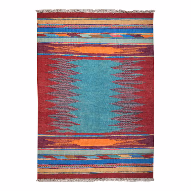 home24 Kelim Gashgai laagpolig vloerkleed multicolor wol B: 127 cm, D: 181 cm