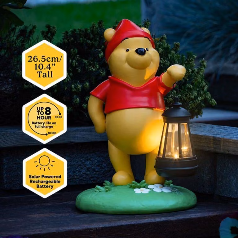 Paladone Disney LunaGlo Nachtlampje Winnie de Pooh, 27 cm