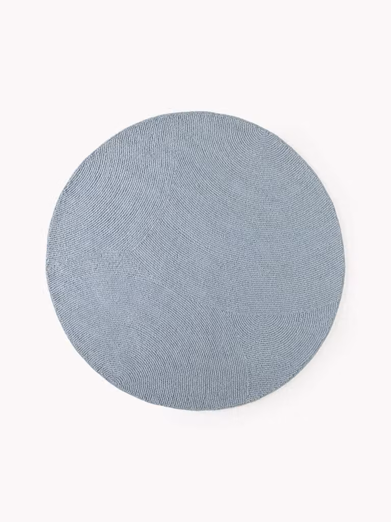 Westwing Collection Eleni Rond Handgetuft Wollen Vloerkleed met Geometrisch Patroon