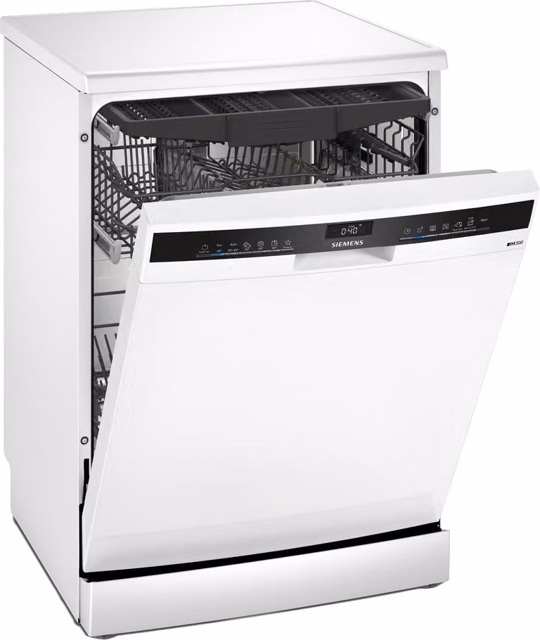 Siemens iQ300 SN23HW02ME vaatwasser, vrijstaand, 14-delig, wit