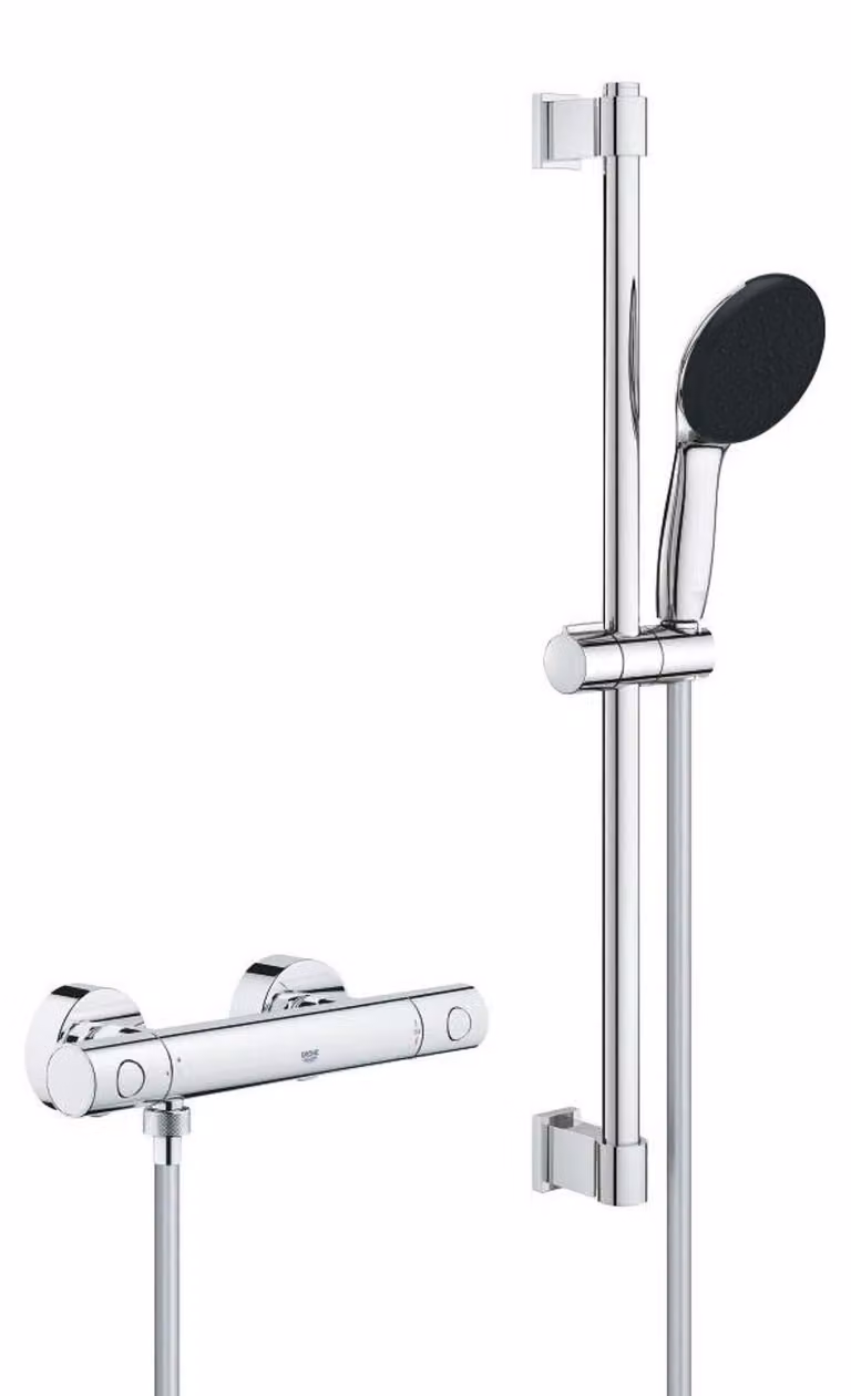 Grohe Precision Doucheset met Thermostaat, Chroom
