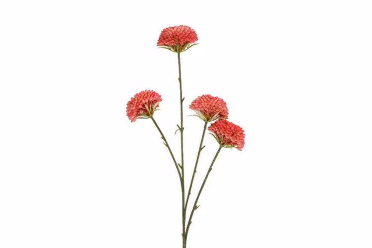 Countryfield zijden Chrysanthemum kunstbloem roze, 67 cm