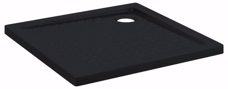 Syfax Douche Basis Tray met Dots Zwart B/D/H: 80 x 80 x 4 cm