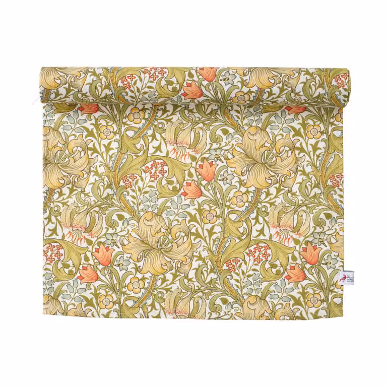 Klippan Yllefabrik Golden Lily tafelloper Multi B/D/H: 45 x 150 cm