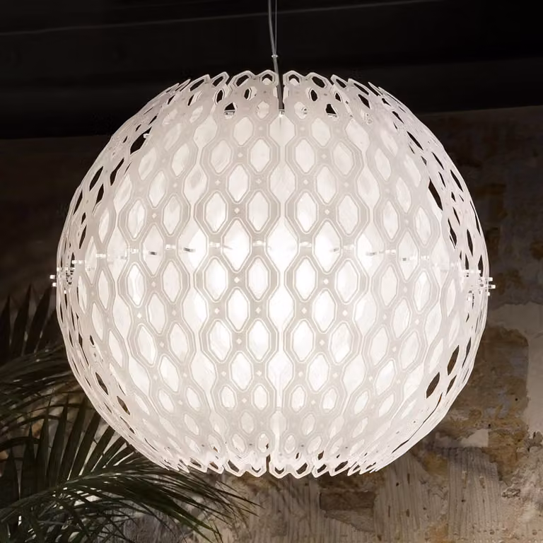 Slamp Charlotte Globe Hanglamp - Bolvormige Designerlamp van Kunststof voor de Woonkamer