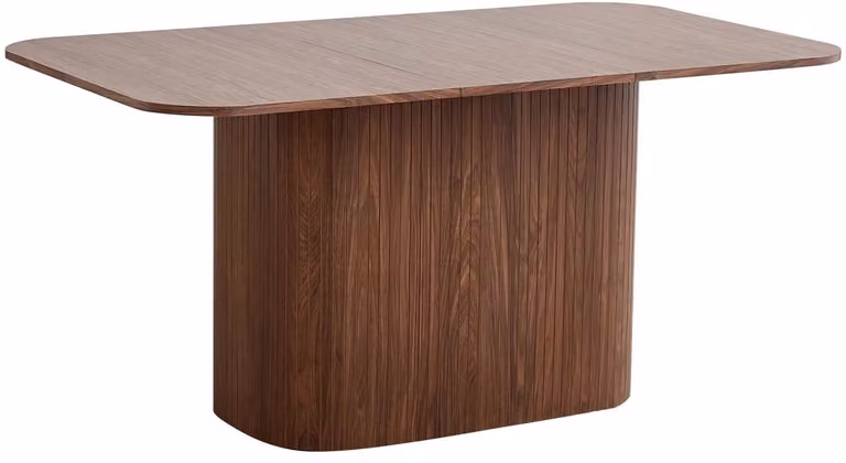 Brandistry Noordse Ovale Eettafel van Massief Hout - Dark Wood - voor 4 tot 6 personen