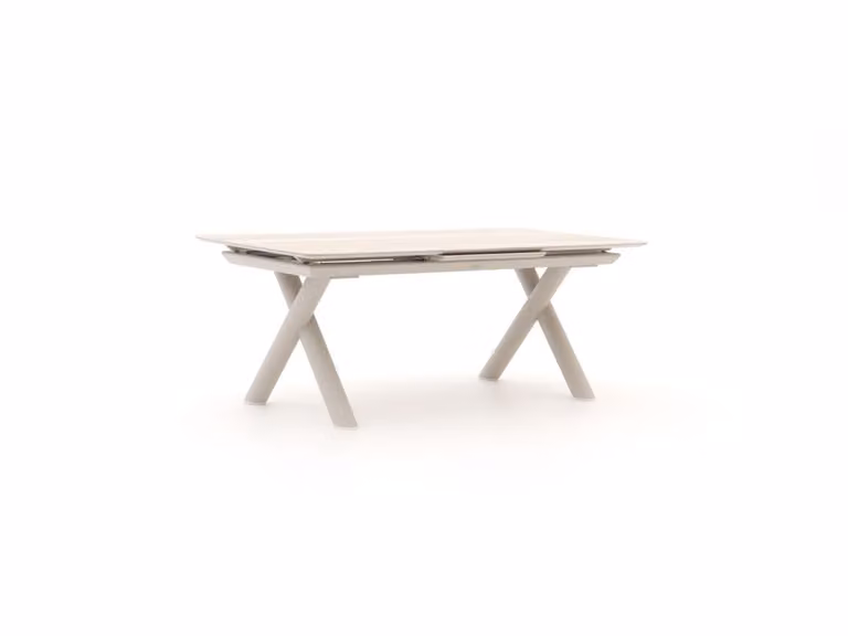 Bellagio uitbreidbare rechthoekige tuin eettafel met sintered stone