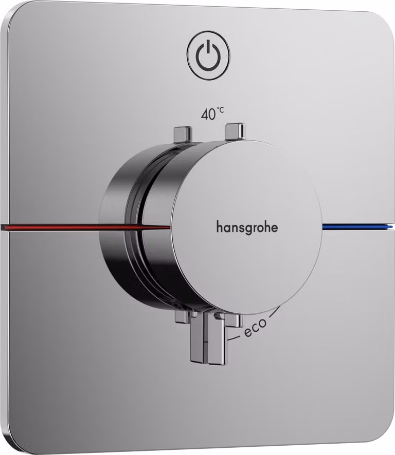 Hansgrohe FMS ShowerSelect Comfort Q-thermostaat met safety stop, UP chroom