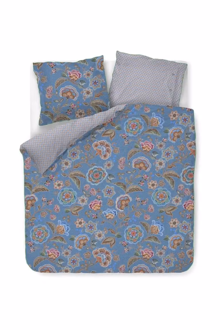 Pip Studio Matata Blauw dekbedovertrek voor volwassenen