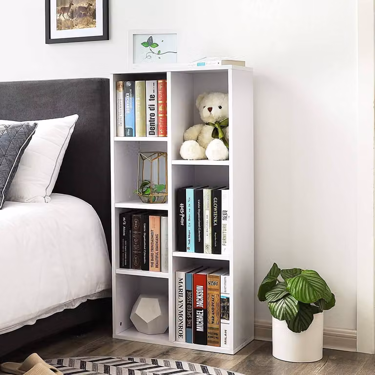 home24 Open kast Buchy wit B: 50 cm, D: 24 cm, H: 106 cm