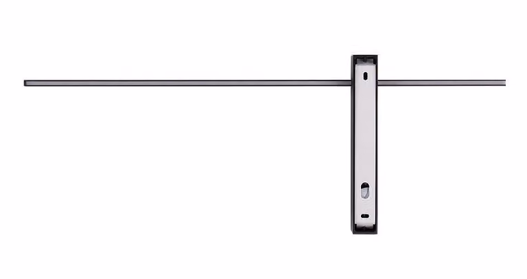 Lyora Impulse Led S Led muurverlichting zwart B: 61 cm, H: 22 cm, D: 8 cm