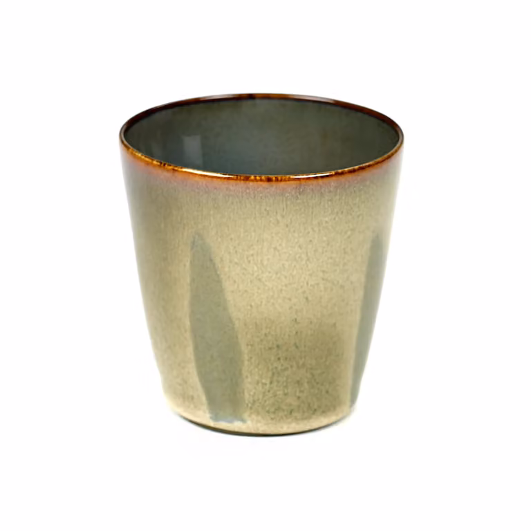 Serax Terres de Rêves koffiekop Misty grey-smokey blue van keramiek