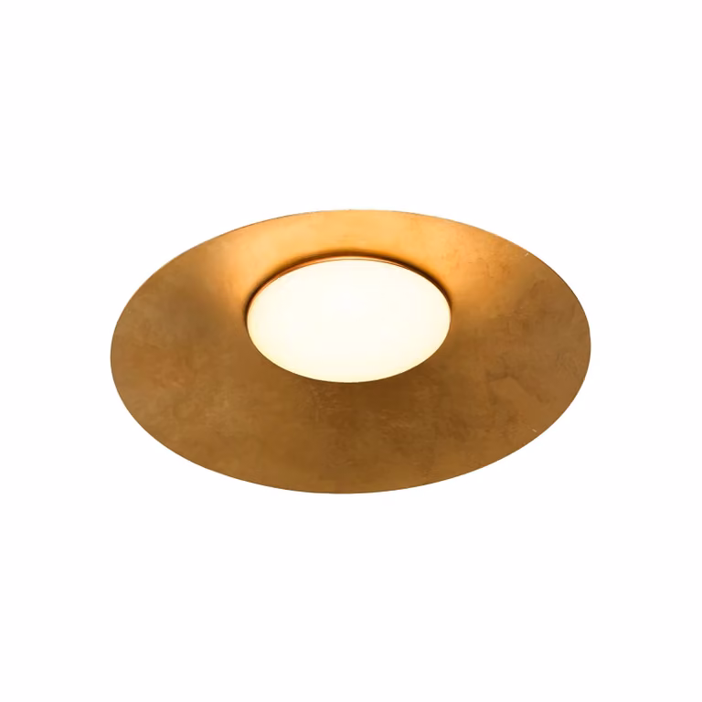 KDLN Kate Plafondlamp Golden Leaf 3000K - Aluminium Designerlamp voor Woonkamer, Slaapkamer of Eetkamer