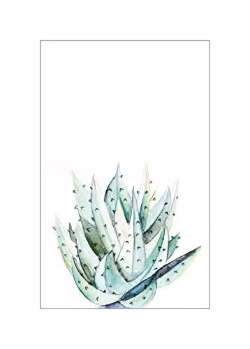Komar Aloë Watercolor Kunstdruk Poster, Multicolour, 50 x 70 cm