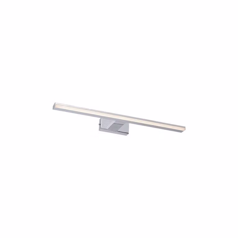 Lyora Picasso Chrome spiegellamp met led voor aan de muur