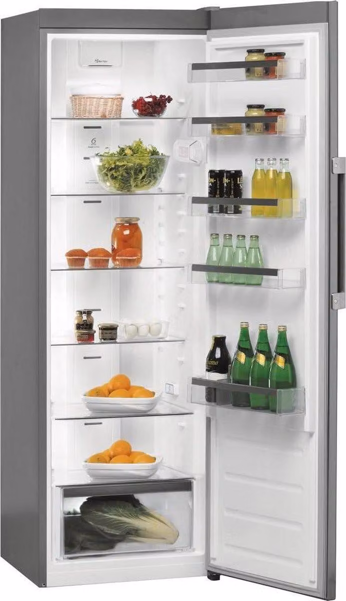 Whirlpool SW8 AM2Q X 2 vrijstaande enkeldeur koelkast - RVS