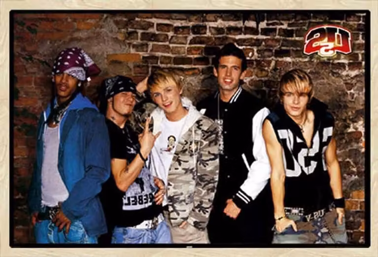 Muziekposter Wanddecoratie met Wissellijst in Eiken - B: 915 cm, H: 61 cm