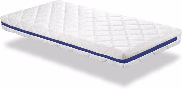 Ergonomisch Traagschuim Matras met Ademende Gel Schuimkern - Wit - B/D/H: 180 x 90 x 11 cm
