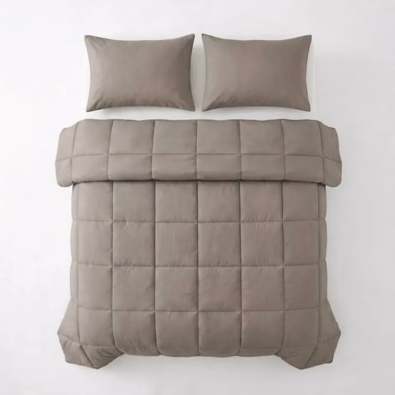 Primaviera Deluxe Lazy Dekbed Percale Taupe Bruin 240 x 220 cm