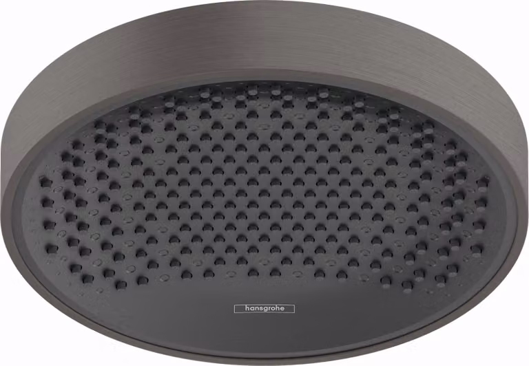 Hansgrohe RAINFINITY 250 regendouche, wandmontage of plafondmontage, geborsteld zwart chroom