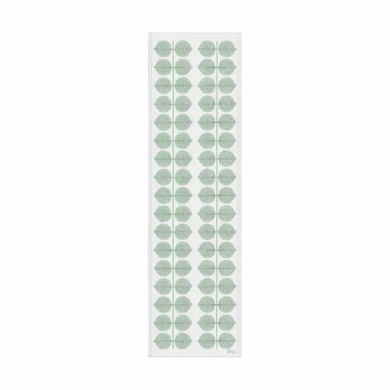 Ekelund Linneväveri Berså tafelloper Groen B: 35 cm, L: 120 cm