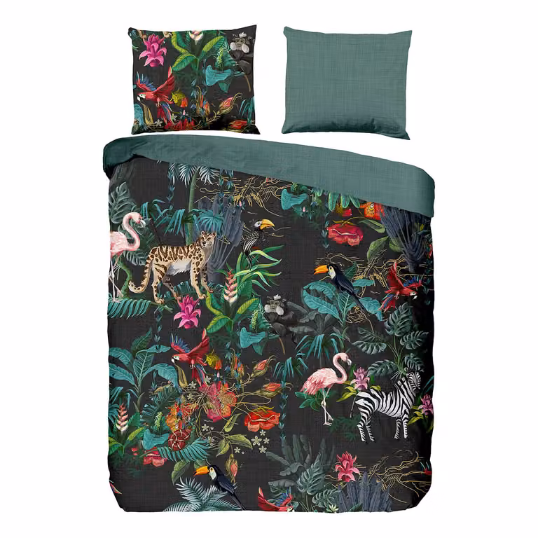 Good Morning Dekbedovertrek Funky Multicolour 100% Katoen 200 x 220 cm