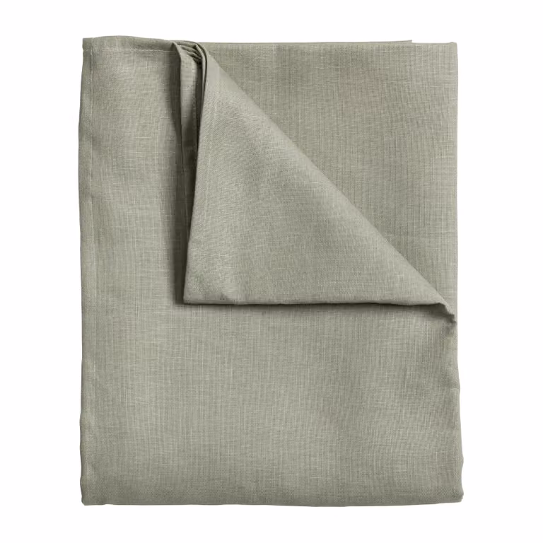 Scandi Living Clean linnen tafelkleed Dusty Green B/D/H: 145 x 350 cm