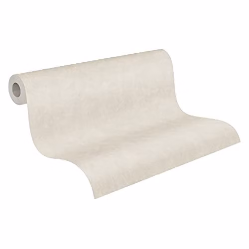 A.S. Création Uni Behang Cuba Vliesbehang Beige Crème 10.05 x 0.53 m