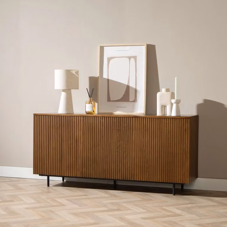 Bronx71 Dressoir Haley Rustiek Eiken Bruin 160 cm