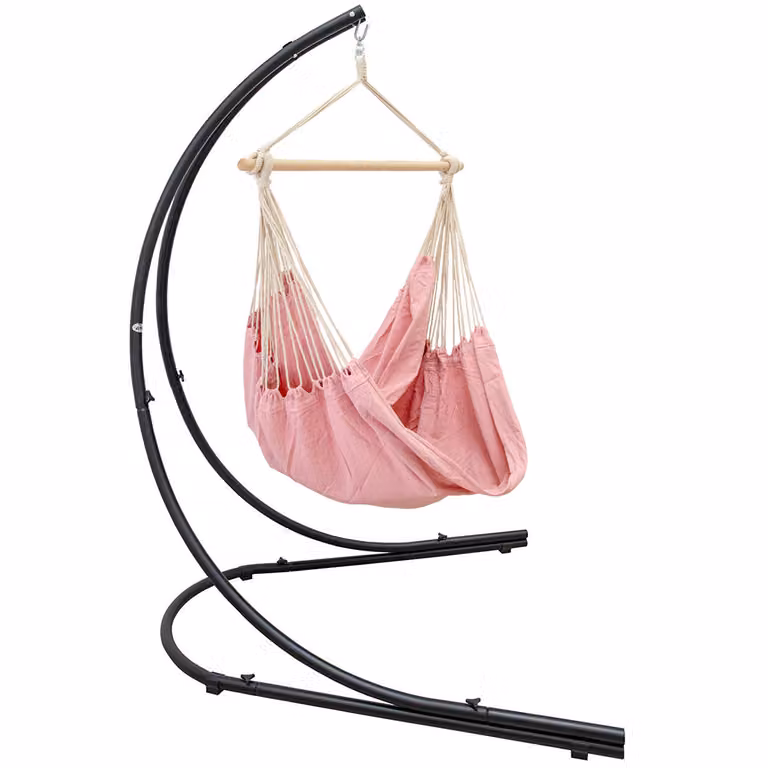 Amanka Hangkrukframe HSG-153 met hangstoel HMG-40, roze