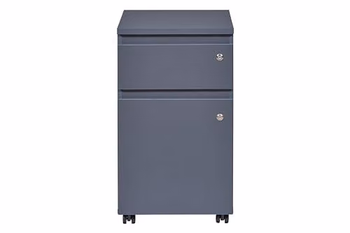 Inter Link Rolcontainer met lade en deur, antraciet, B 44 x D 52 x H 77 cm