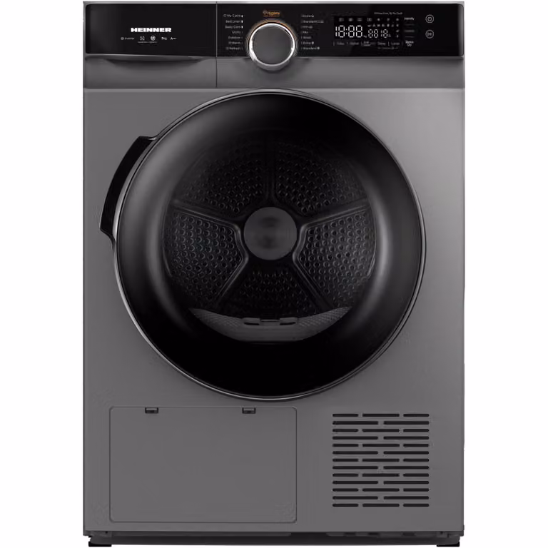 Heinner HHPD-M9K3SA Warmtepompdroger, 9 kg, Zilver