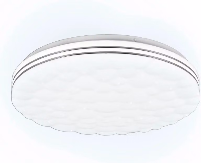 Reality Leuchten Tiger RGB LED plafondlamp, wit, Ø 40 cm, dimbaar met afstandsbediening