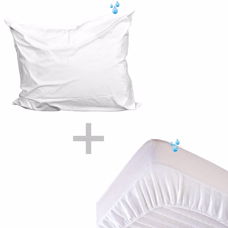 Lin-D'or Waterdichte beddengoed set voor volwassenen, 90 x 210/220 cm