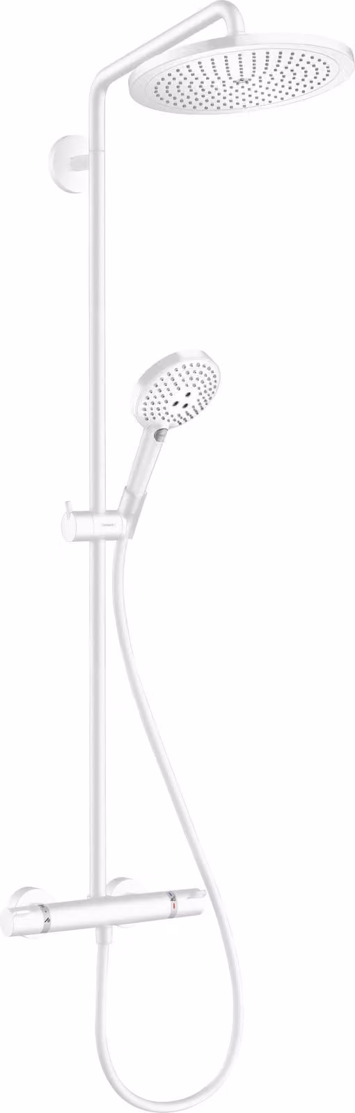 Hansgrohe Doucheset Croma Select S 280 EcoSmart met thermostaatkraan en Raindance handdouche, Matwit