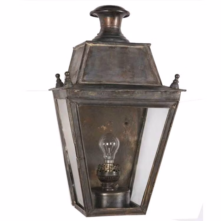 Limehouse Balmoral Large Landelijke Buitenlamp - Antiek Koper
