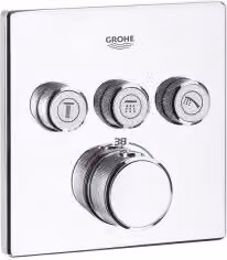 Grohe Grohtherm SmartControl thermostaatkraan met safety stop en doucheset