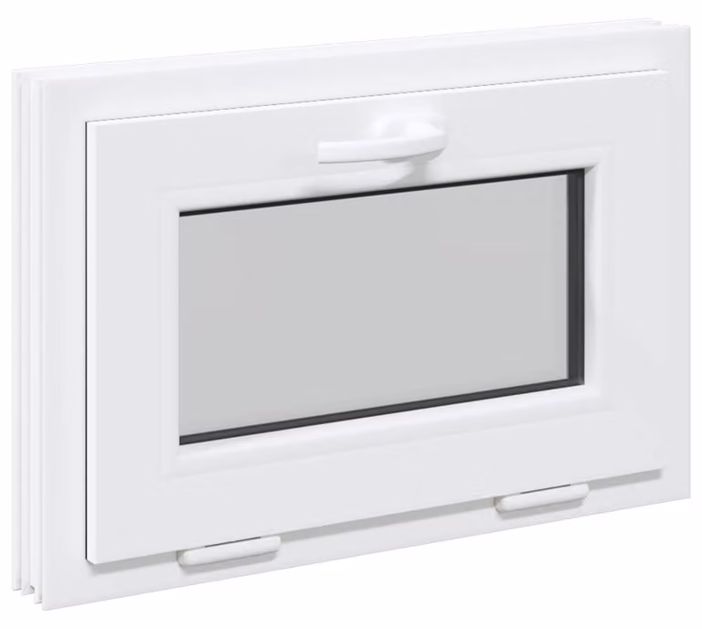 vidaXL Kelderraam RISOR van PVC en glas, 60 x 40 cm