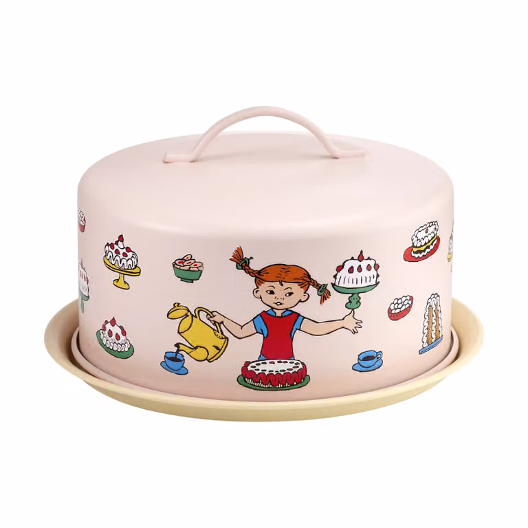 Muurla Pippi plateau met stolp Verjaardag