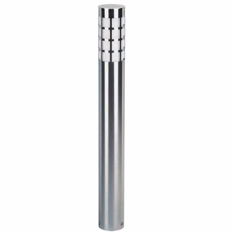 Albert RVS staande tuinverlichting Grille - Zilver/Wit - Hoogte: 90 cm