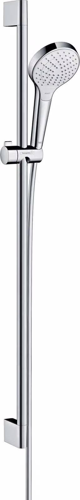 Hansgrohe Croma Select S doucheset met Vario douchekop, douchestang 90 cm en slang 160 cm, wit/chroom