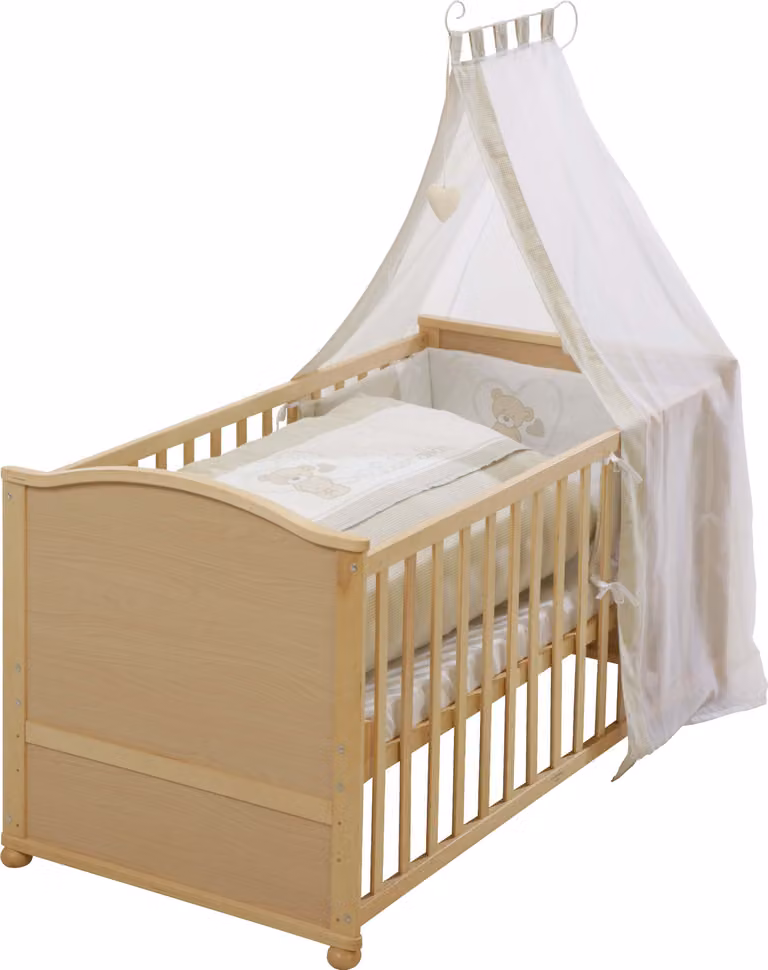 Roba Kombi-kinderbedset Liebhabär voor baby's, 70 x 140 cm