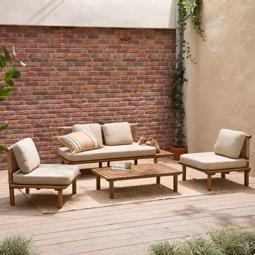 NOUS Garden loungeset Kyoto Niwa met afneembare hoezen