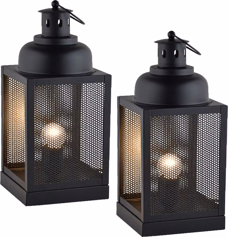 Set van 2 moderne lampen Ceed zwart: tafellamp en nachtlamp van Marrakesch Orient & Mediterran Interior