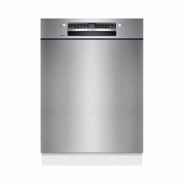 Bosch SMU4ECS28E Onderbouw vaatwasser Zilver met App-bediening en Automatische Deuropening