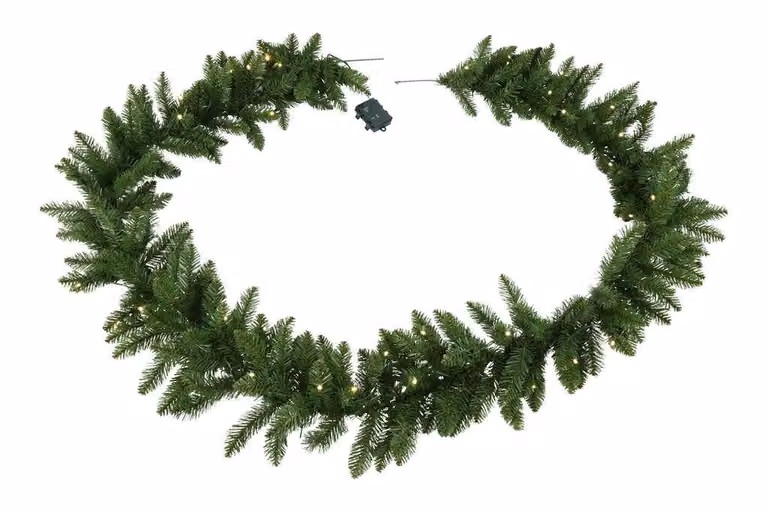 Countryfield LED kerstguirlande groen, 270 cm